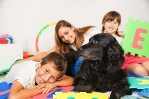 Terapias con perros y niños